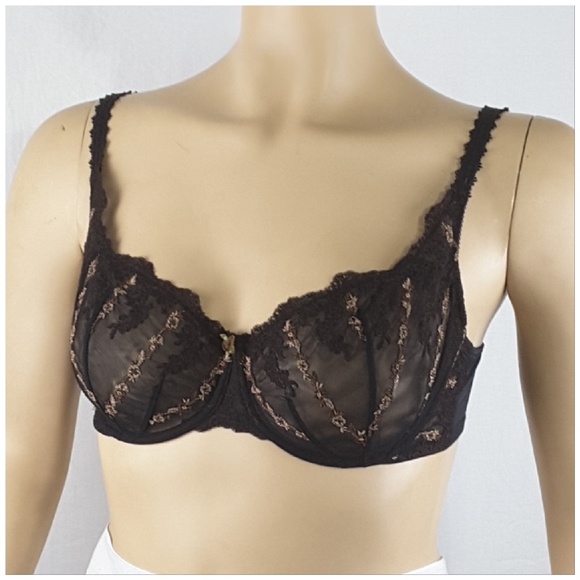 100 off felina lingerie intimates sleepwear lace embroidered bra bra size 36dd